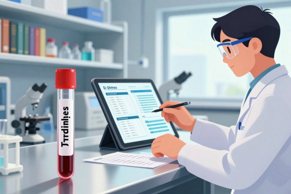 D-dimery w normie a zakrzepica