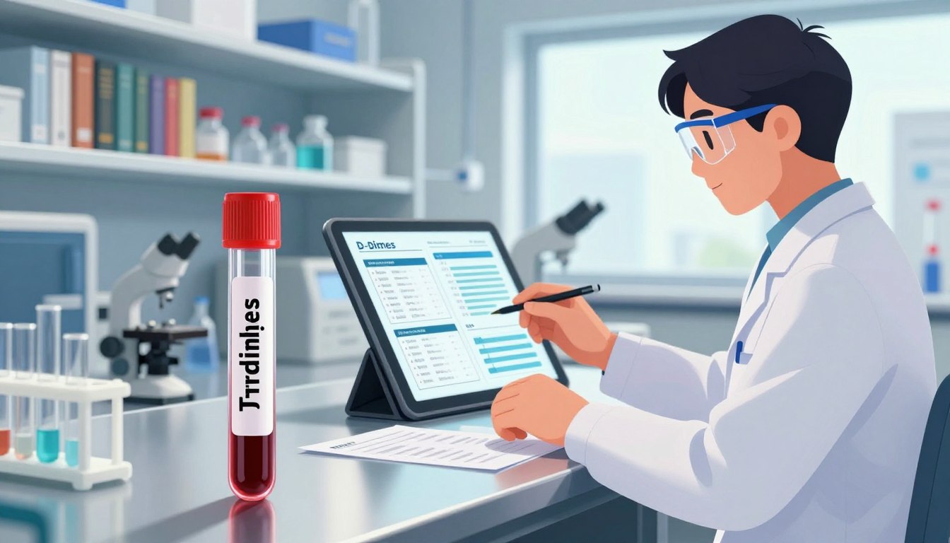 D-dimery w normie a zakrzepica