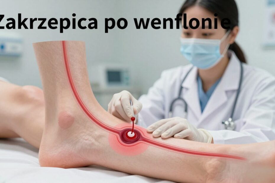 Zakrzepica po wenflonie