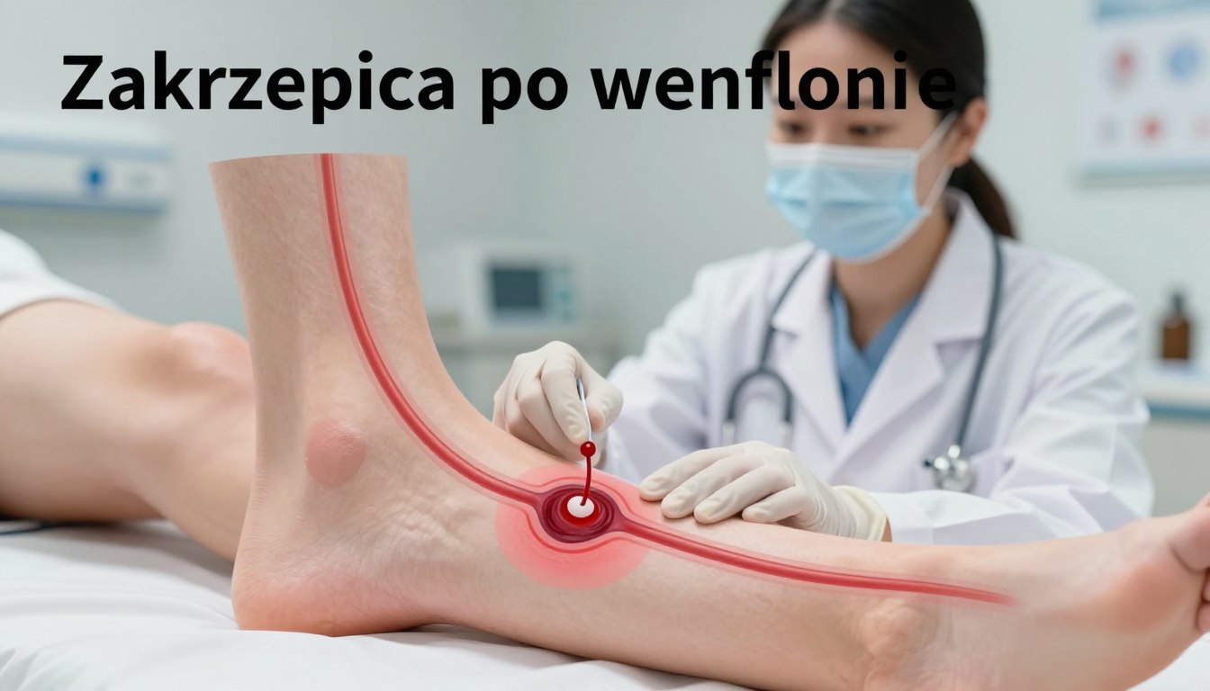 Zakrzepica po wenflonie