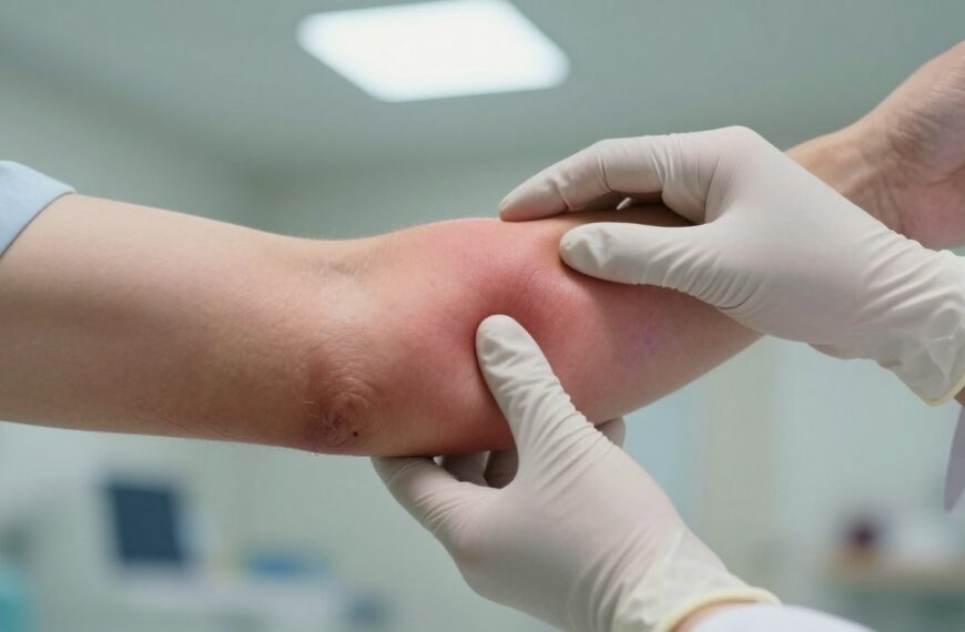 Zakrzepica ręki objawy