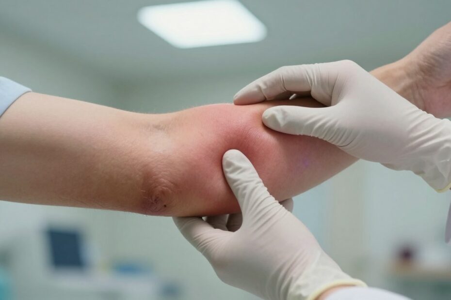 Zakrzepica ręki objawy