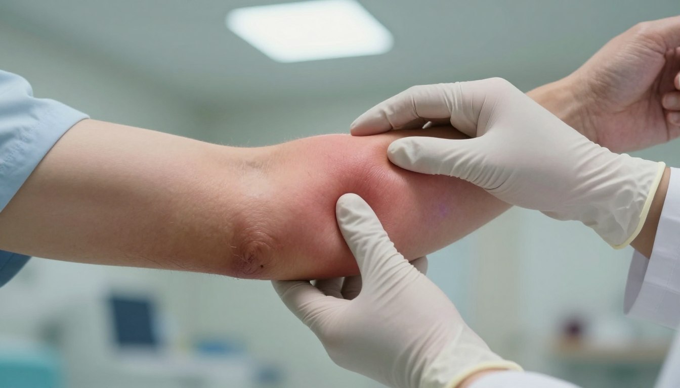 Zakrzepica ręki objawy